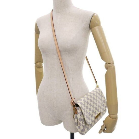 Louis Vuitton Damier Azur White Favorite MM - Picture 9 of 9